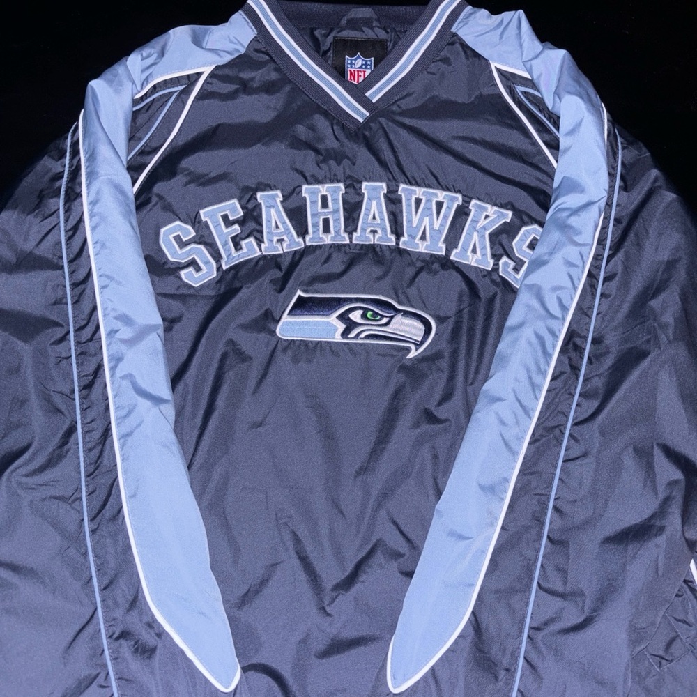 NFL Seattle Seahawks Windbreaker/Pullover Size Large